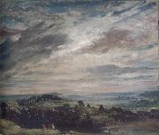John Constable, View from Hampstead Heath,Looking towards Harrow August 1821